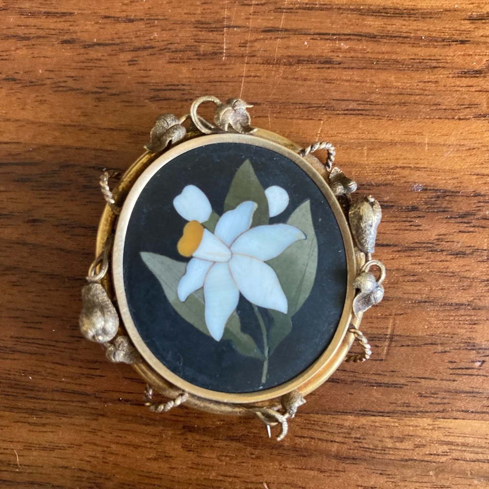 Vintage Flower Brooch